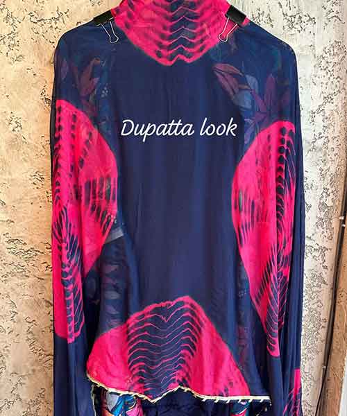 Pure Chinon very bright and nice Digital printed shirt  With very beautiful thread